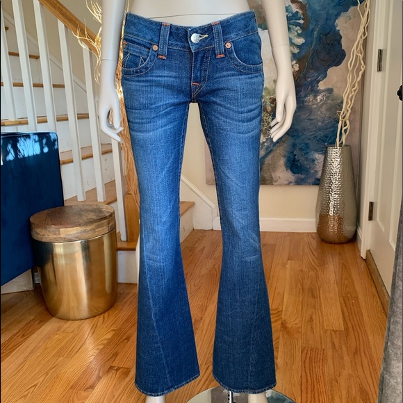 True Religion Joey flare jeans pre owned - Picture 3 of 8